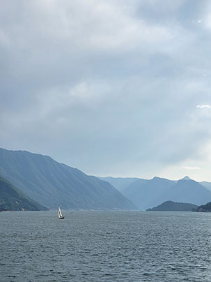 Lac bleu italien